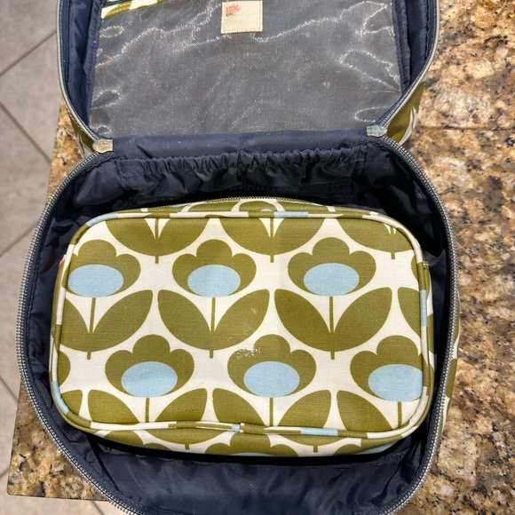 Orla Kiely Bags Orla Kiely Train Case Cosmetic Travel Bag And Small